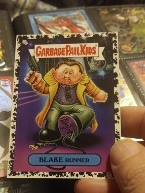 Garbage Pail Kids Blake Runner Trading Card - Purple & Yellow